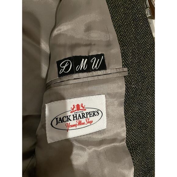 S. Cohen Wool Cashmere Blazer 42t Gray Design Blazer Jacket - Picture 7 of 9